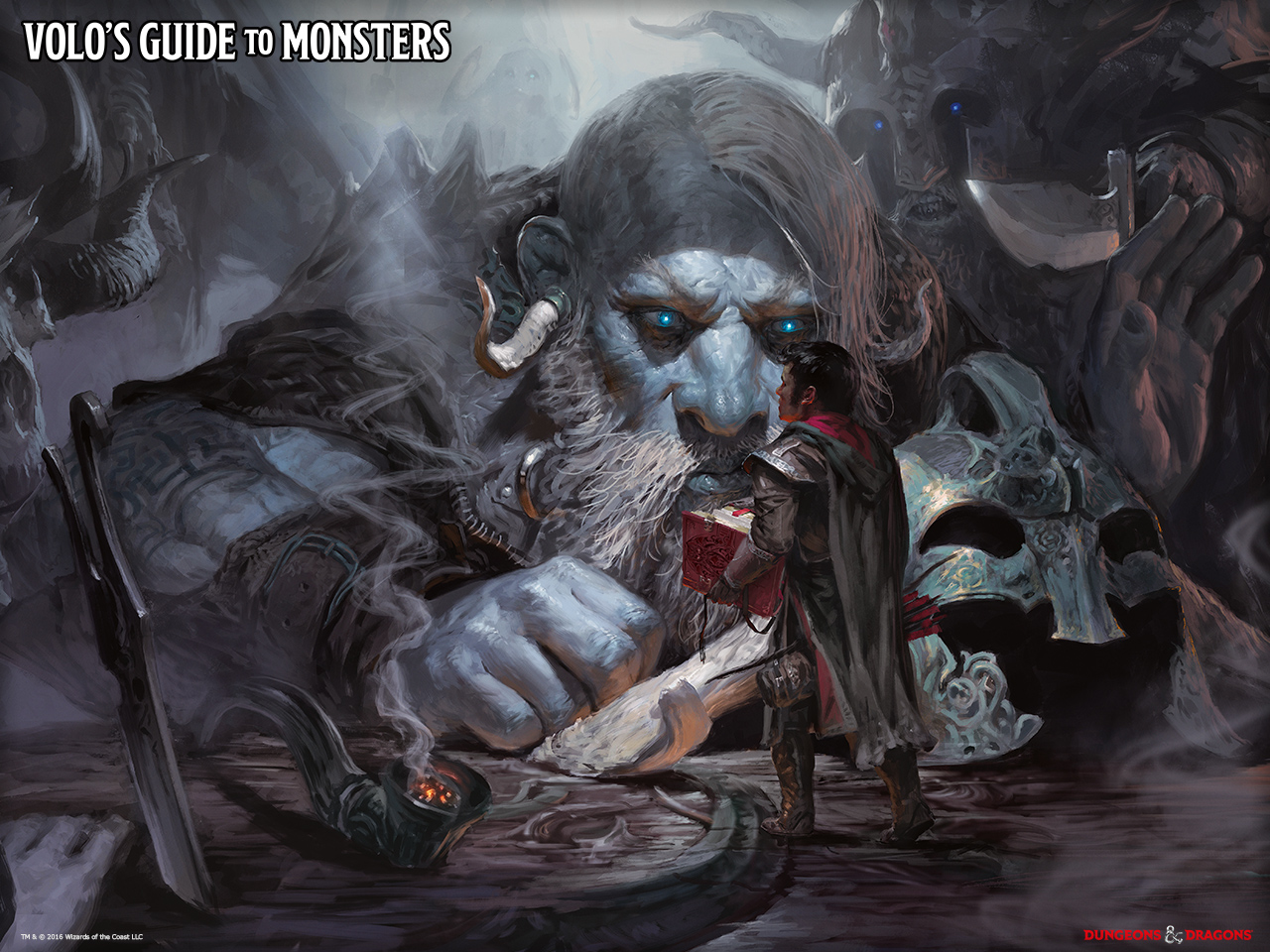 Ein offizielles Wallpaper von Wizards of the Coast von der Reihe "Volo's Guide to Monsters"