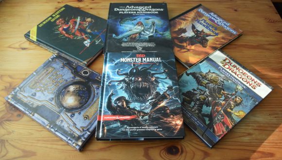Dungeons & Dragons Spielerhandbücher für die Über mich als Dungeon Master Seite